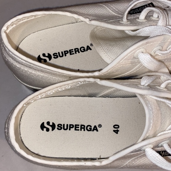 SUPERGA -2790, Foxing Print, Women’s Platform Sneakers, Size 7.5 - Picture 5 of 12